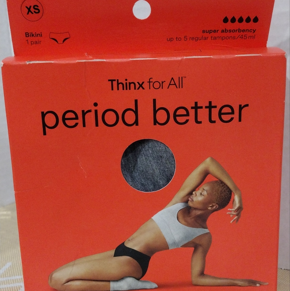 Super Absorbency Bikini Underwear - Grey
